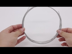 साफ करने में आसान खिड़की अदृश्य ग्रिल अंत कवर एल्यूमीनियम भाग टेफ्लॉन स्टील तार रस्सी सतह