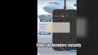 यूएसबी फास्ट चार्जिंग के साथ पोर्टेबल पावर सॉकेट