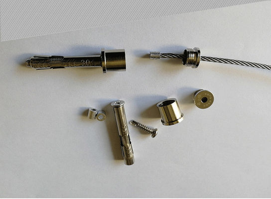 बाल्कनी और खिड़की की सुरक्षा के लिए 5 सेमी तार दूरी के अंतर के साथ आसान फायर एस्केप पालतू जानवरों की सुरक्षा अदृश्य ग्रिड