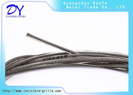 Balcony Invisible Grille Modern Society Style Using 316 Wire 12 Plus 1 Nylon Coating