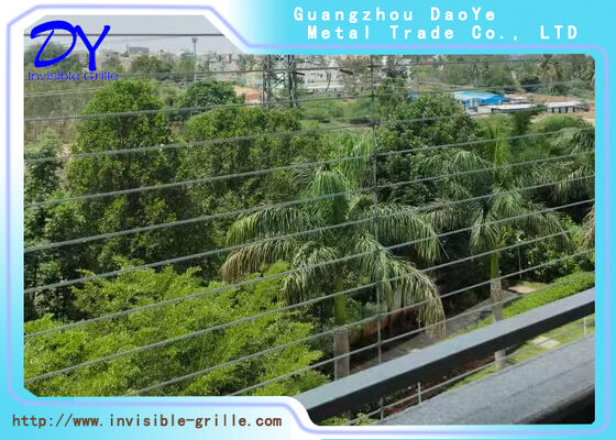 अदृश्य सुरक्षा ग्रिल सौंदर्य सामंजस्य बनाए रखते हुए डिज़ाइन की गई सुरक्षात्मक अदृश्य बाधा