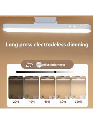 एलईडी रिचार्जेबल आधुनिक डेस्क लैंप बहुआयामी चुंबकीय रीडिंग लाइट टच एंड रिमोट कंट्रोल डिमिंग कैबिनेट/वार्डरोब लाइट