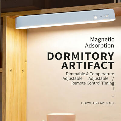 चुंबकीय एलईडी टेबल लैंप विरोधी चमक यूएसबी रिचार्जेबल 3 रंग तापमान स्टेपलेस डिमिंग रीडिंग डेस्क लैंप