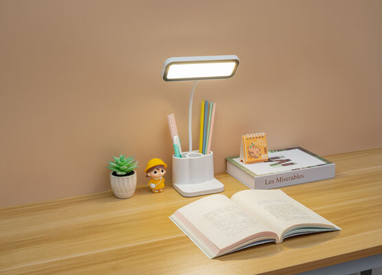 यूएसबी प्लग-इन के साथ नॉर्डिक एलईडी टेबल लैंप आधुनिक डिजाइन पुस्तक प्रकाश रात के अध्ययन के लिए घर विशेष उपहार डेस्क लैंप नली कलम धारक