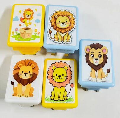 प्लग इन नाइट लाइट लैंप प्यारा दिखने वाला प्लास्टिक आधार सामग्री घर और कार्यालय के लिए सुविधाजनक रात की रोशनी प्रदान करता है