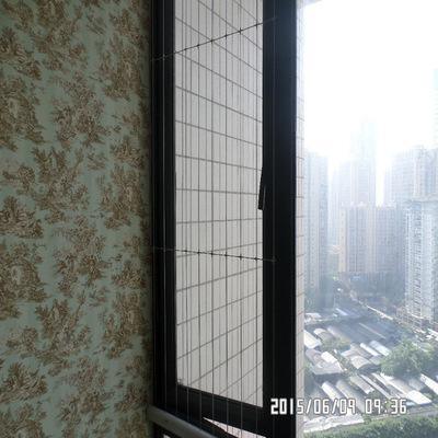 एल्यूमीनियम आकार 6m सेट फिक्स्ड अदृश्य ग्रिल तार मोटाई 2.0 मिमी विंडो बालकनी और दरवाजे के लिए मजबूत सुरक्षात्मक जाल