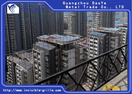 कस्टम आग रेटेड एल्यूमीनियम तार सुरक्षा अदृश्य जंगला