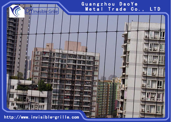 नायलॉन कोटिंग के साथ 2 मिमी तार सुरक्षा अदृश्य ग्रिल