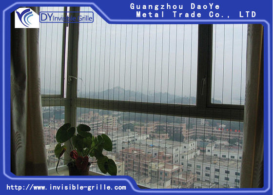 बच्चों के लिए एंटी रस्ट सिक्योर बालकनी अदृश्य ग्रिल