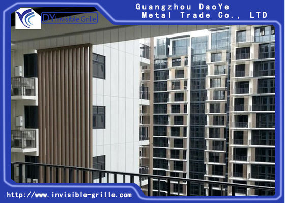 आधुनिक SS316 6m / बालकनी के लिए अदृश्य ग्रिल सेट करें